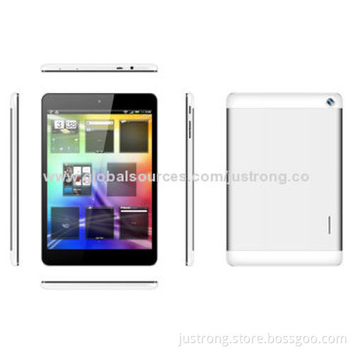7.85" IPS Quad Core Tablet PCs with 3G SIM Card Slot/GPS/BT/FM/Double Camera/1024x768 ResolutionNew